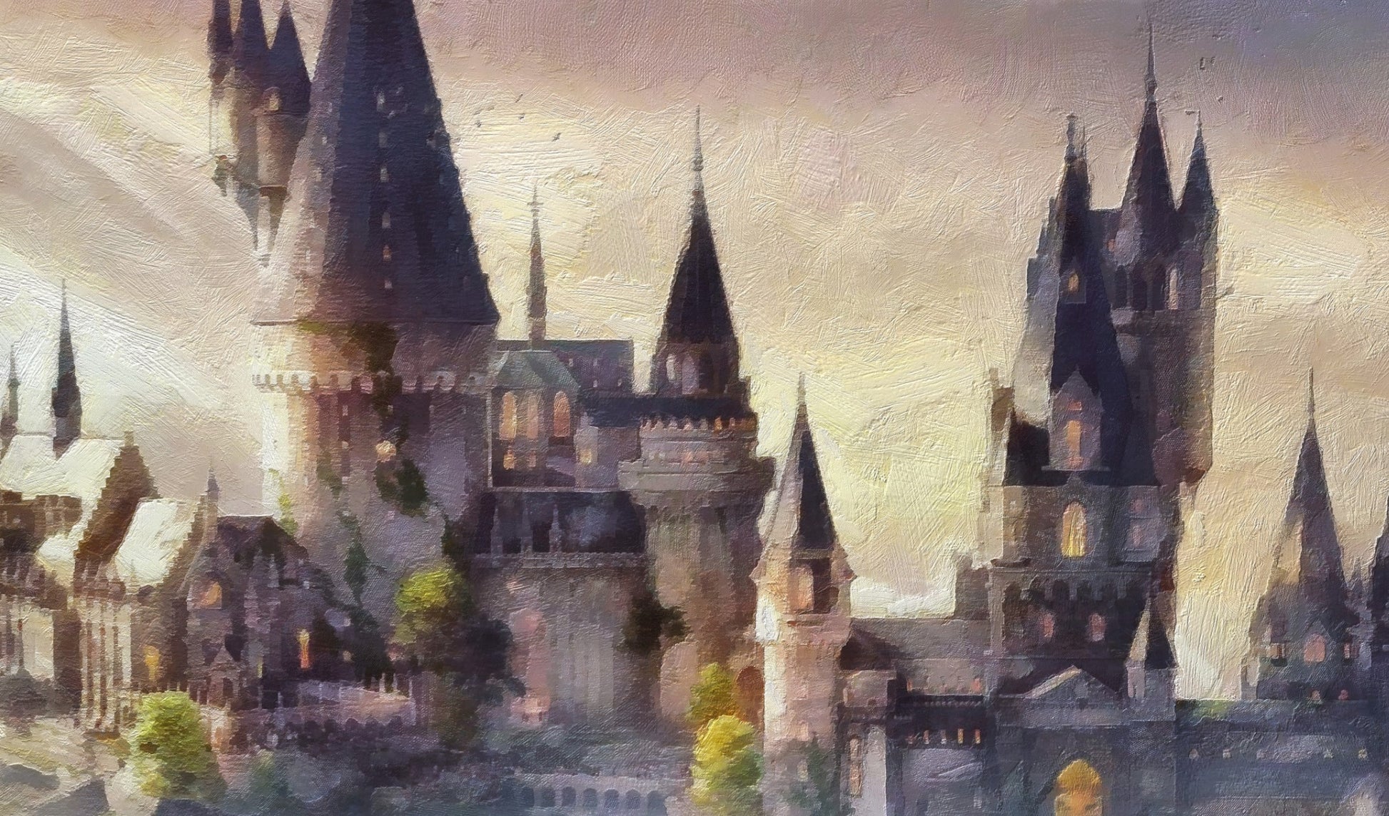 Original Wizard Castle Canvas Print